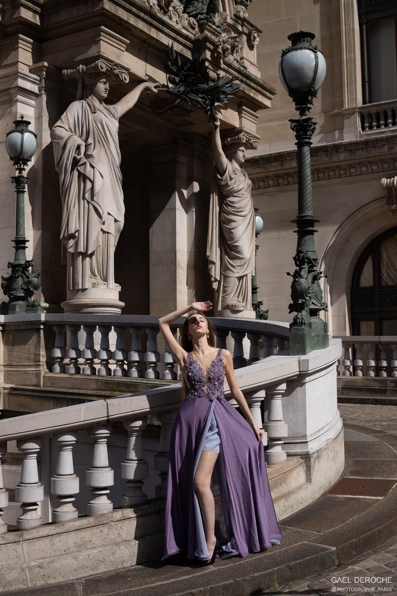 Shooting haute couture à paris